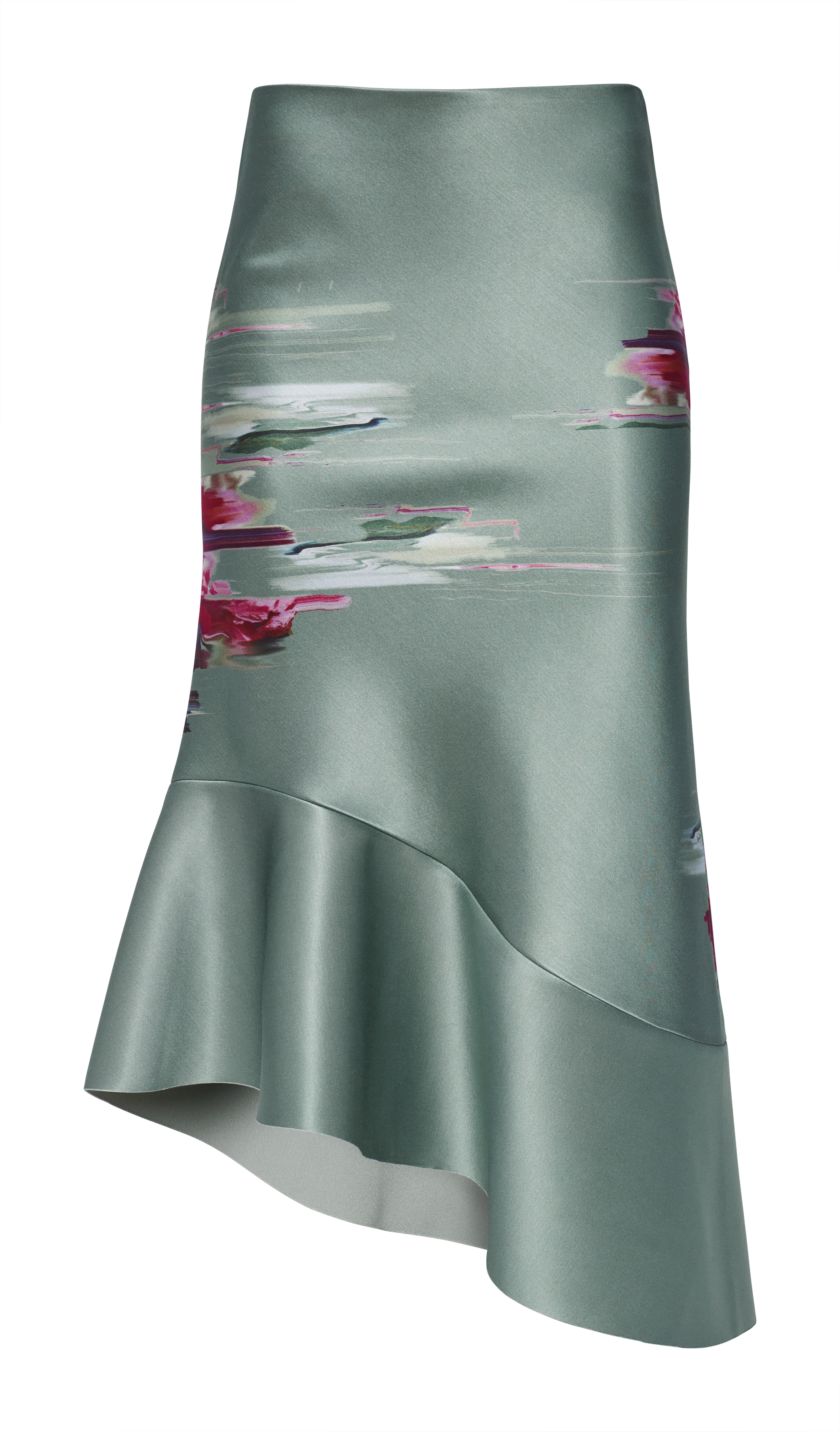 Green Mid-length Skirt - HKD 699